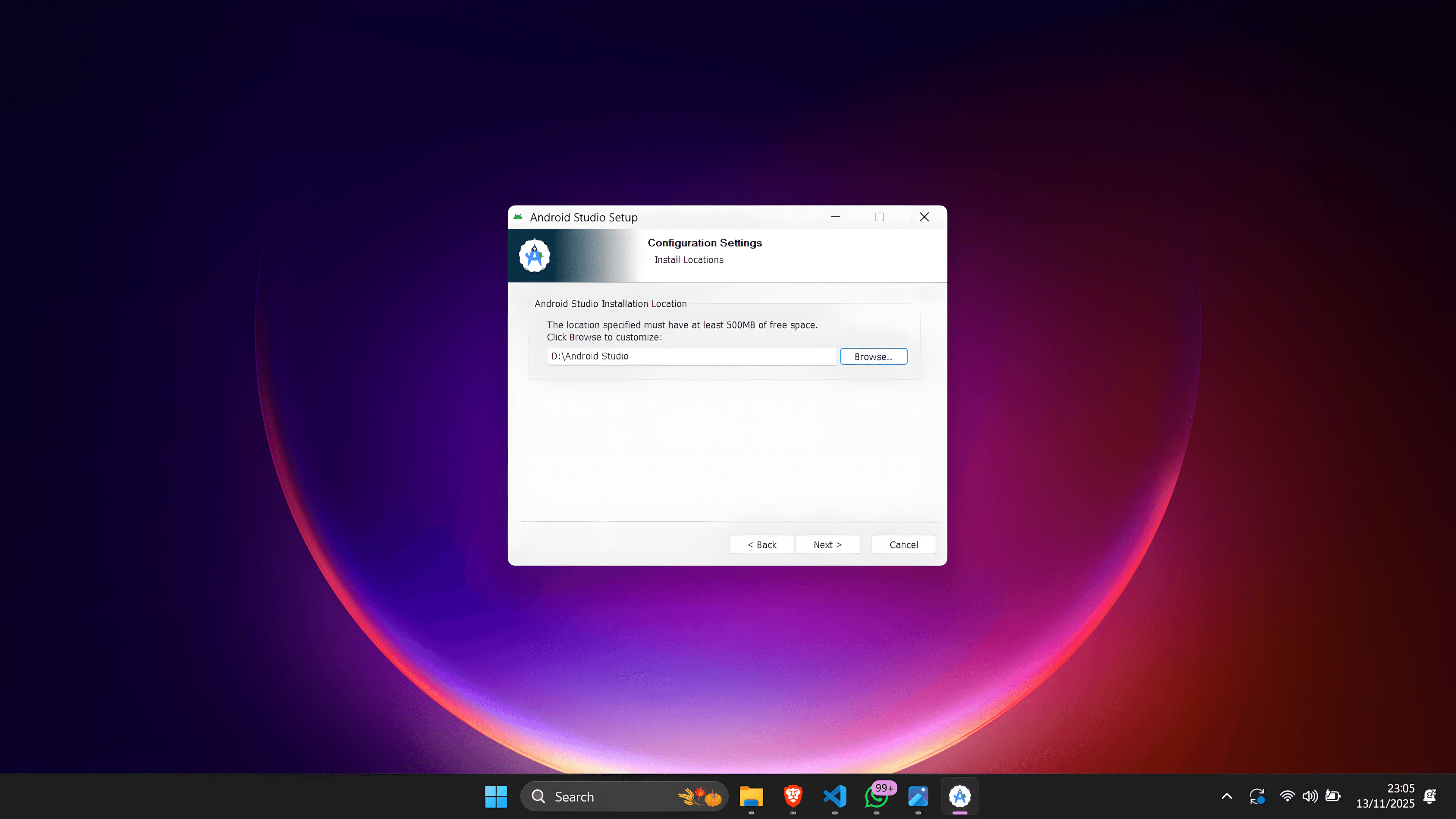 Android sdk setup 01